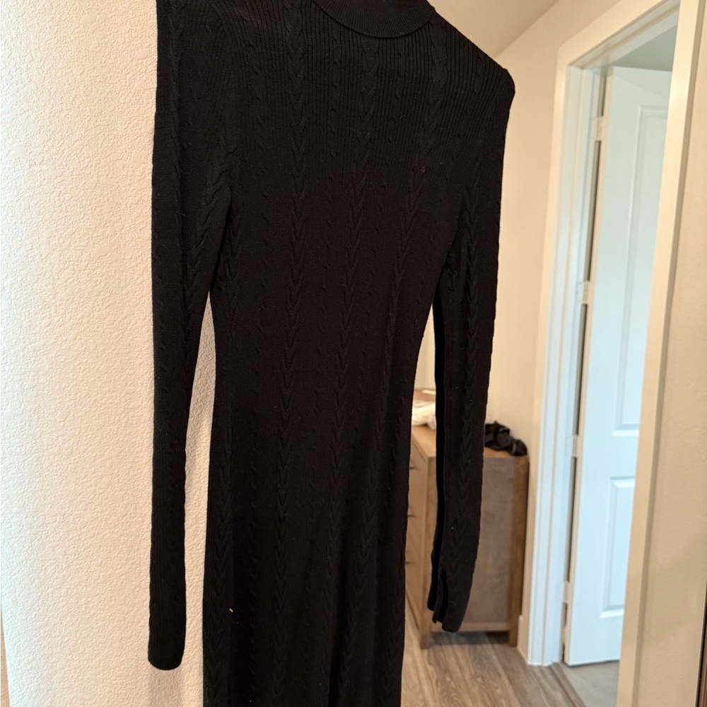 Abercrombie & Fitch Black Long Sleeve Dress